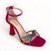 LODI Lodi Hatin Pink Multi-Coloured Sandal | High Heels