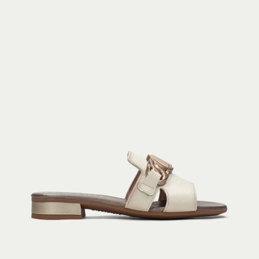 Hispanitas Hispanitas Lena Nata Cream Slider | Sandals