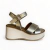 REPO Repo Gold Wedge Platform Sandal | Wedges