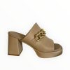 Marco Moreo Marco Moreo Camel Leather Mule | Sandals