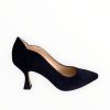 Marian Marian Navy Suede Shoe | High Heels