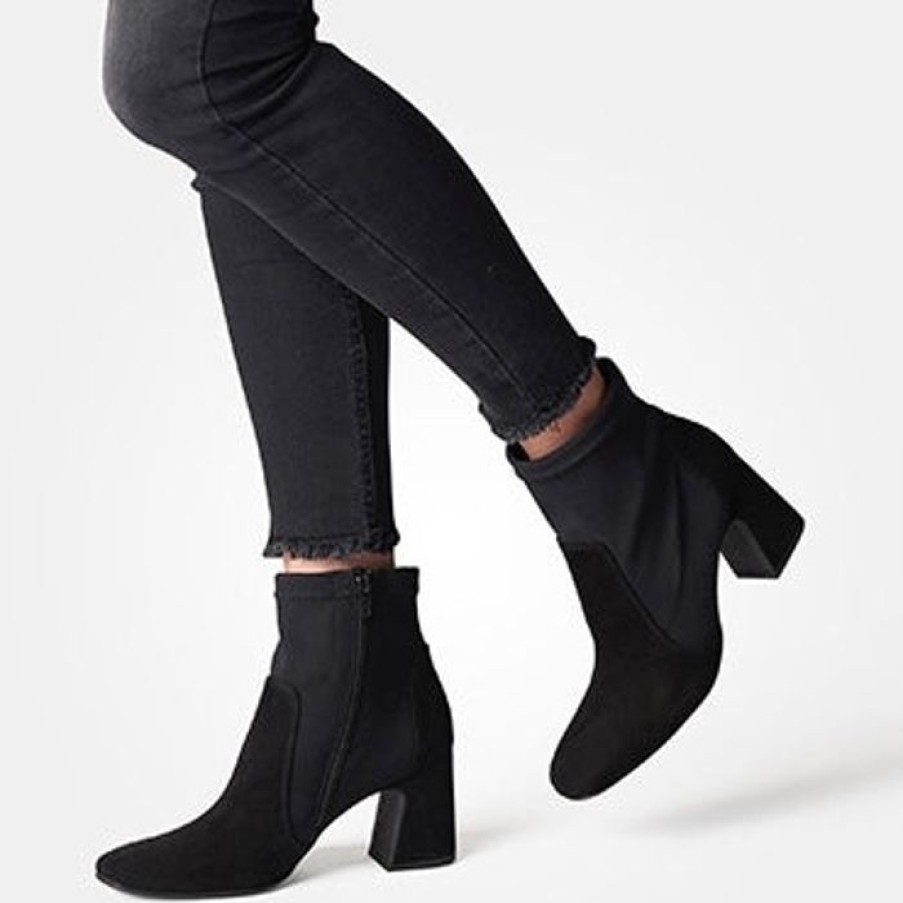 Paul Green Paul Green Suede Stretch Ankle Boot | Ankle Boots