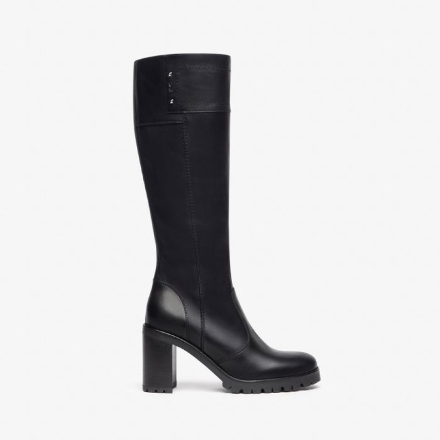 NeroGiardini Nerogiardini Black Knee High Boots | Knee High Boots