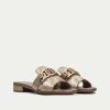 Hispanitas Hispanitas Lena Moonlight Platino Slider | Flats