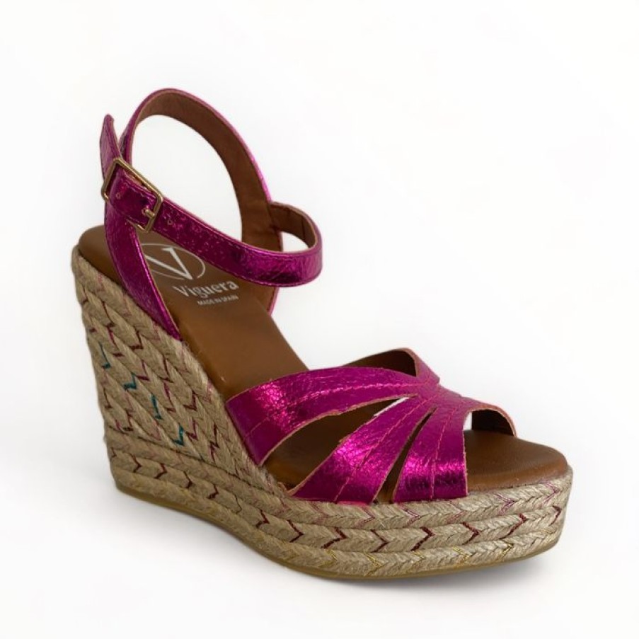 Viguera Viguera Metallic Espadrille Sandal | Sandals