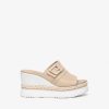 NeroGiardini Nerogiardini Beige Wedge Sandal | Sandals