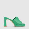 LODI Lodi Genia Mule In Green | High Heels