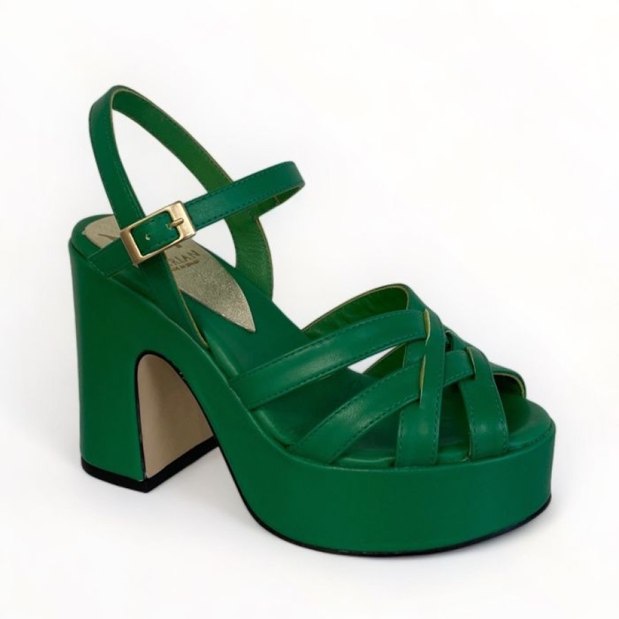 Marian Marian Green Platform Sandal | Sandals