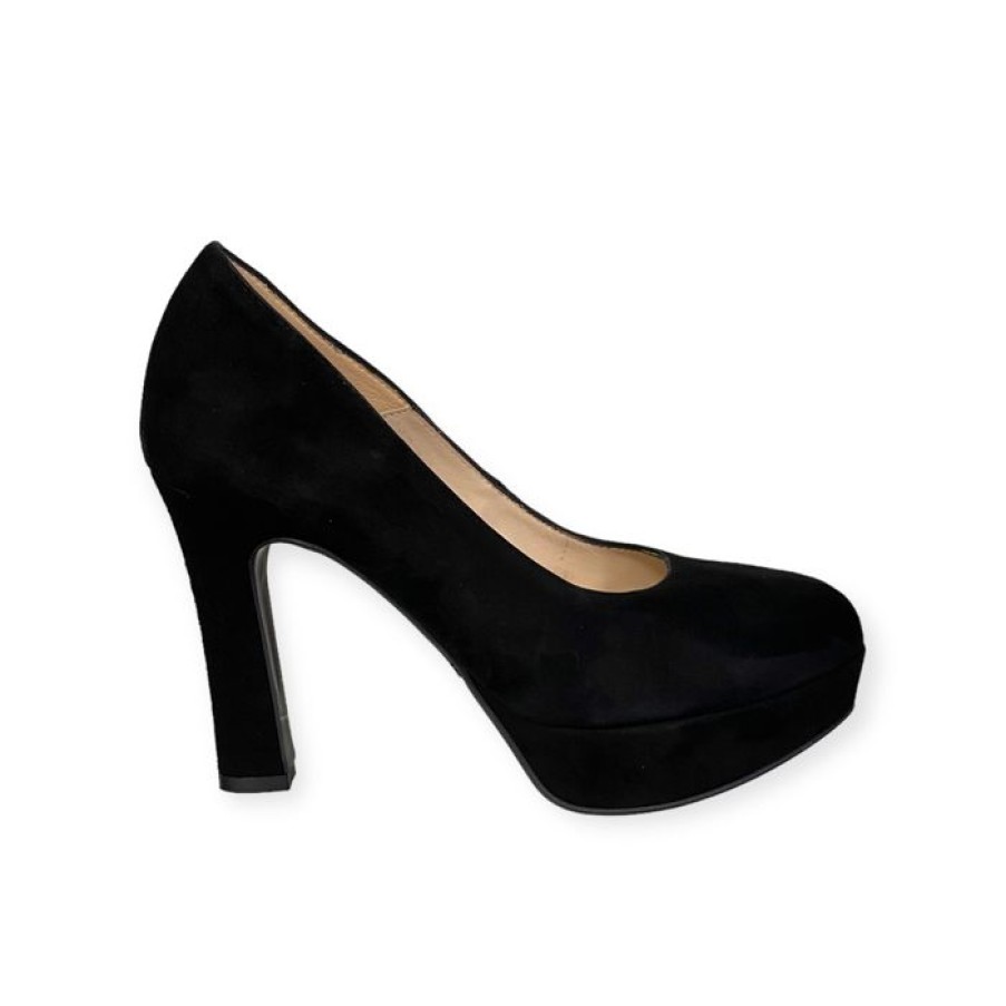 Marian Marian Black Suede Platform Shoe | High Heels