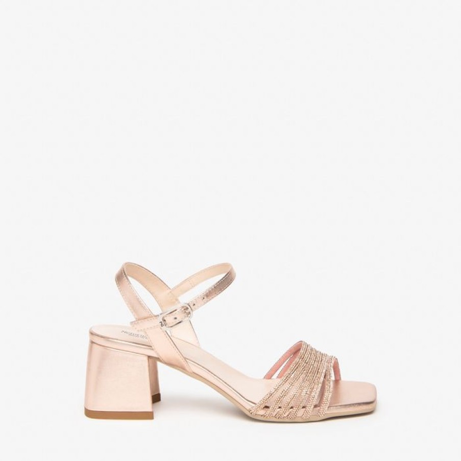 NeroGiardini Nerogiardini Rose Gold Sandal | Sandals