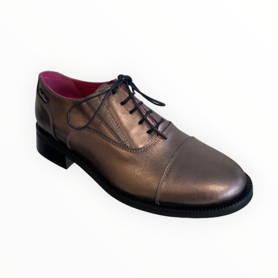 Marco Moreo Marco Moreo Pewter Leather Brogue | Flats