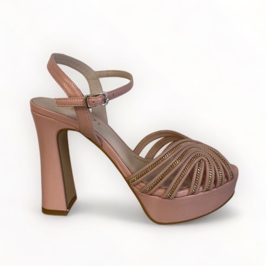 LODI Lodi Tidena Nude Platform Sandal | Sandals