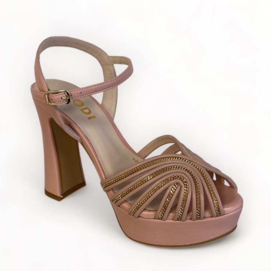 LODI Lodi Tidena Nude Platform Sandal | Sandals