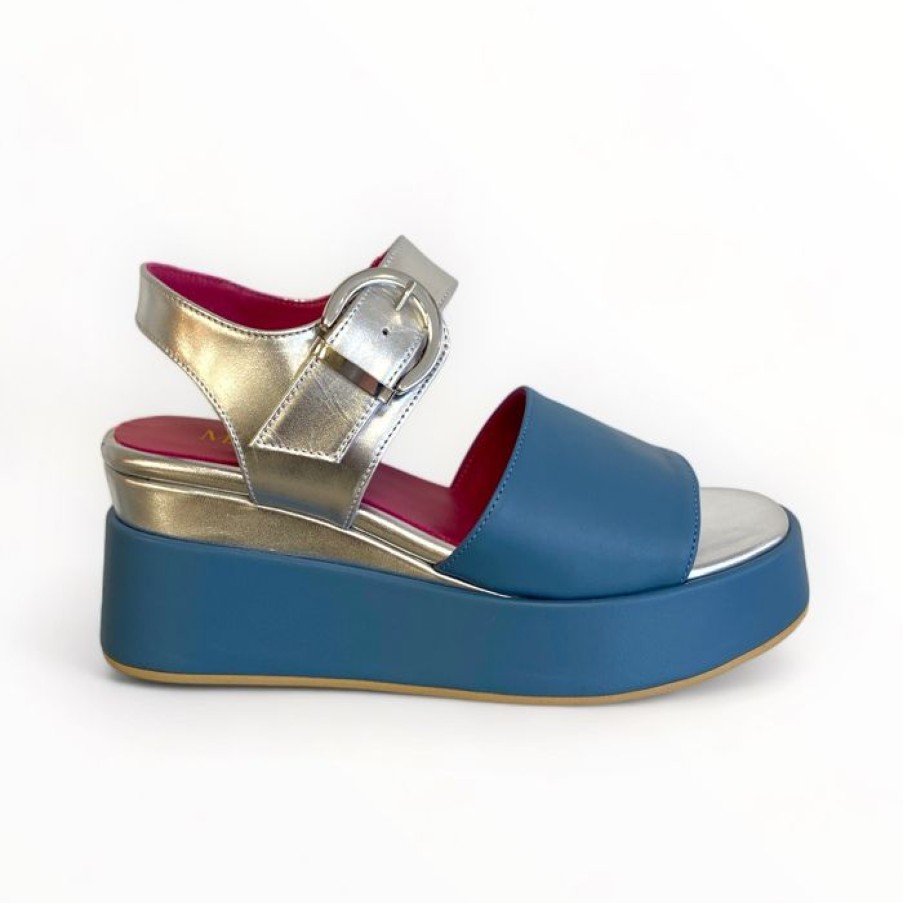 Marco Moreo Marco Moreo Blue & Silver Sandal | Sandals