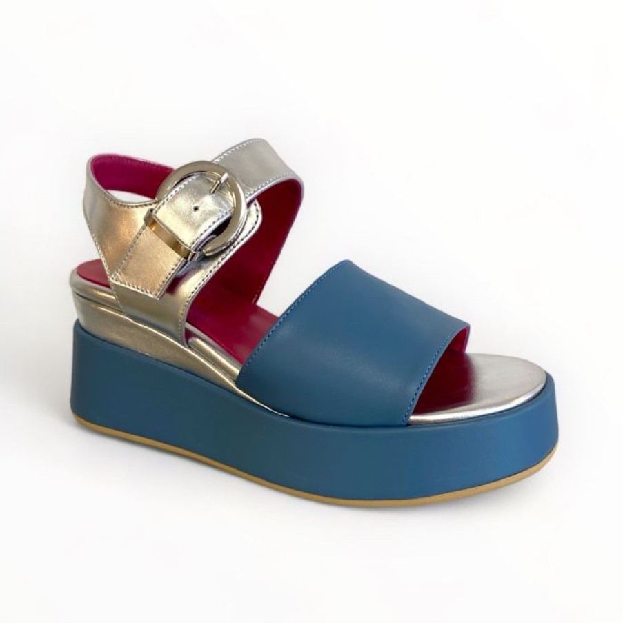 Marco Moreo Marco Moreo Blue & Silver Sandal | Sandals