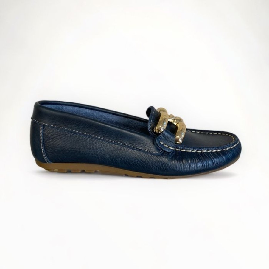 DChicas Dchicas Kiowa Navy Mocassin | Flats