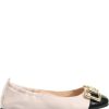 Hogl Hogl Colette Cream & Black Ballerina | Flats