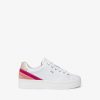 NeroGiardini Nerogiardini White Trainer With Gold And Pink Trim | Trainers