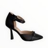 Marian Marian Black Leather Shoe | High Heels