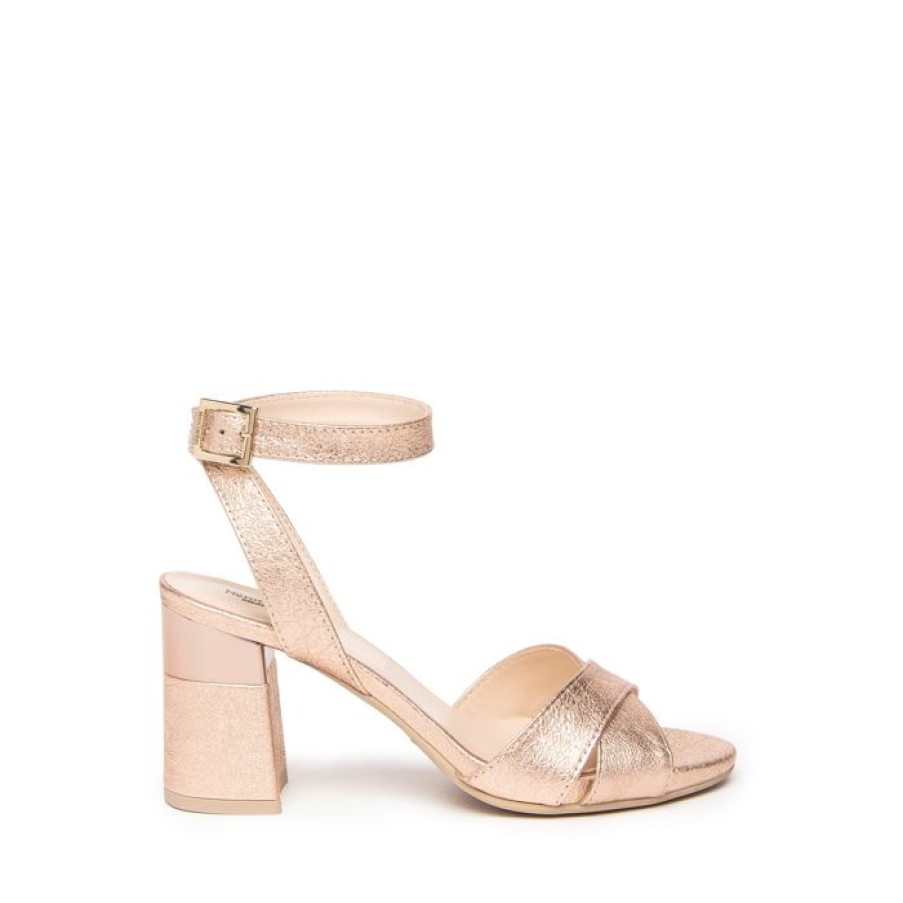 NeroGiardini Nerogiardini Rose Gold Sandal | High Heels