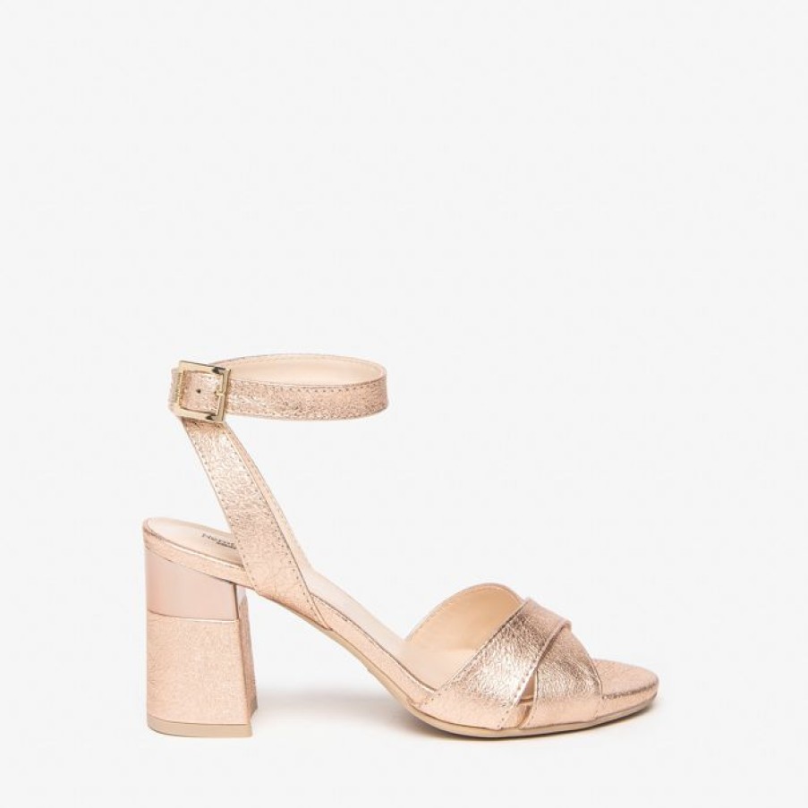 NeroGiardini Nerogiardini Rose Gold Sandal | High Heels