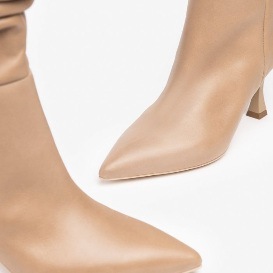 NeroGiardini Nerogiardini Taupe Slouch Boot | High Heels