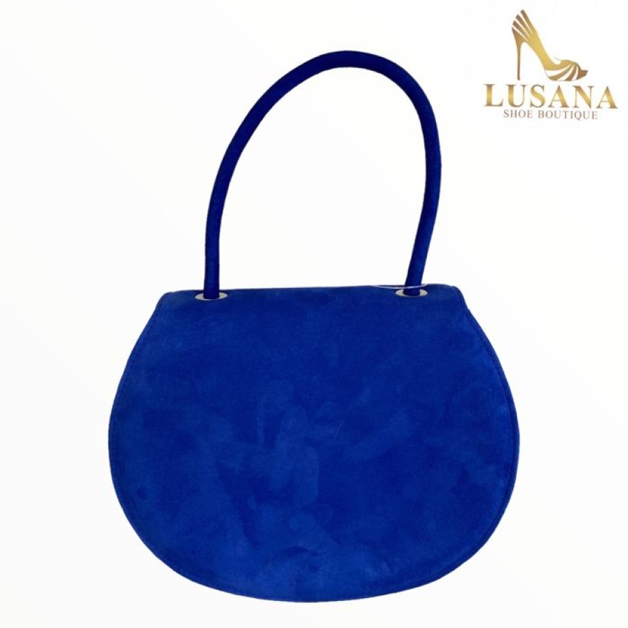 Marian Marian Blue Suede Bag | Handbags