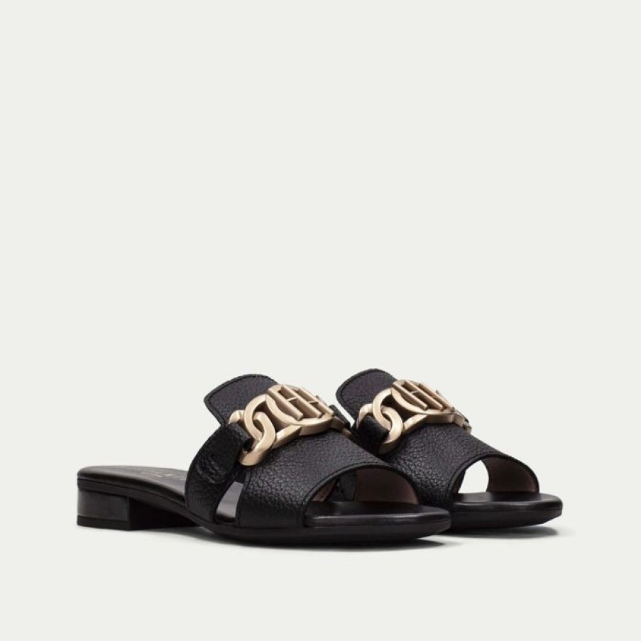 Hispanitas Hispanitas Lena Black Slider | Flats