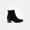 Paul Green Paul Green Black Suede Ankle Boot | Ankle Boots