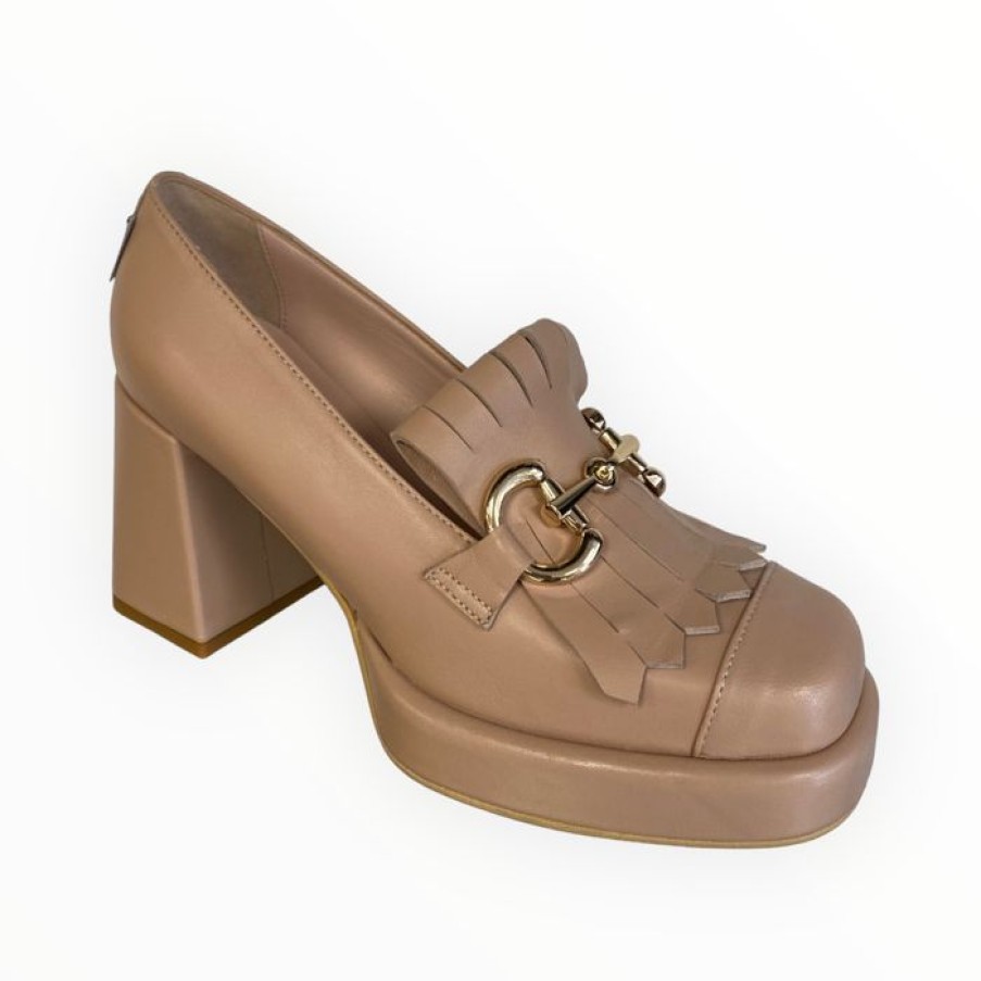 Marco Moreo Marco Moreo Beige Platform Shoe | High Heels