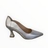 Marian Marian Silver Court Shoe | High Heels