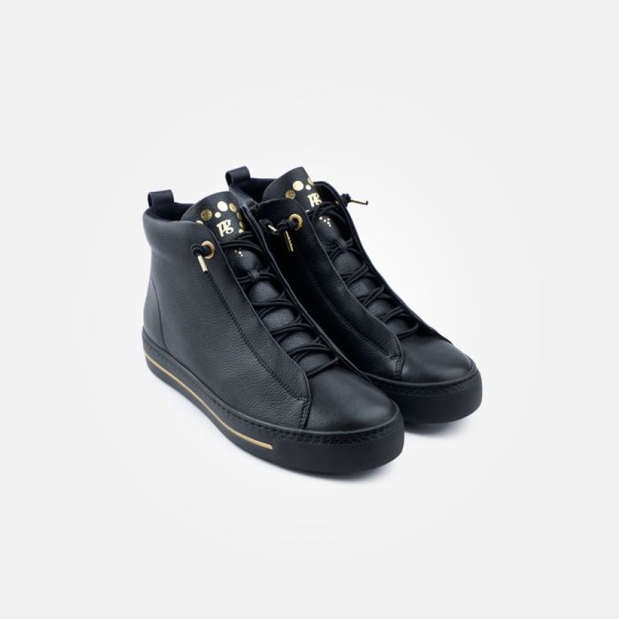 Paul Green Paul Green Black Hi Top | Trainers