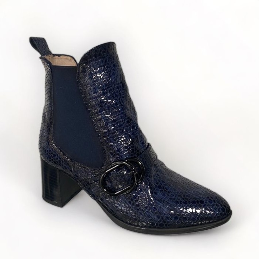 Hispanitas Hispanitas Selena Mosaic Navy Ankle Boot | Ankle Boots