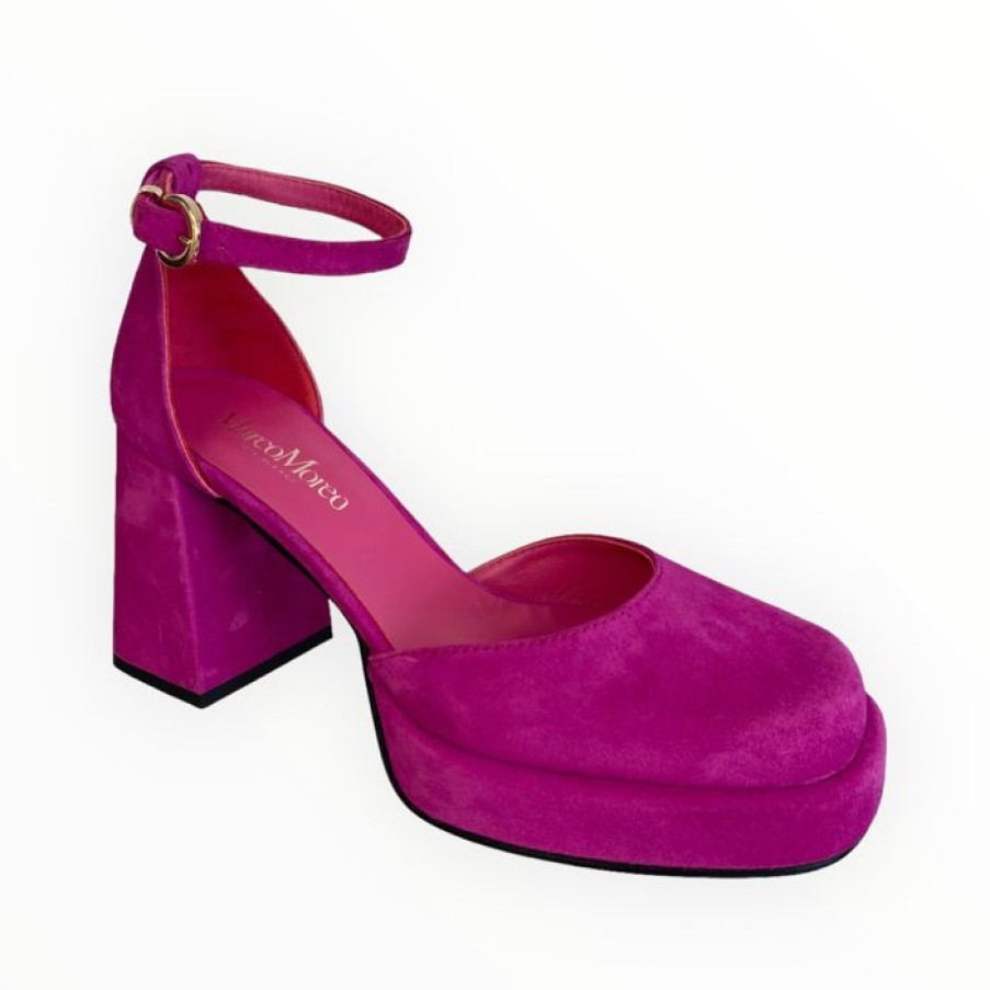 Marco Moreo Marco Moreo Geneva Suede Block Heel | High Heels