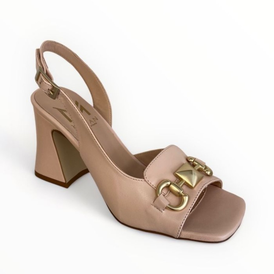 Marian Marian Nude Sling Back Sandal | High Heels