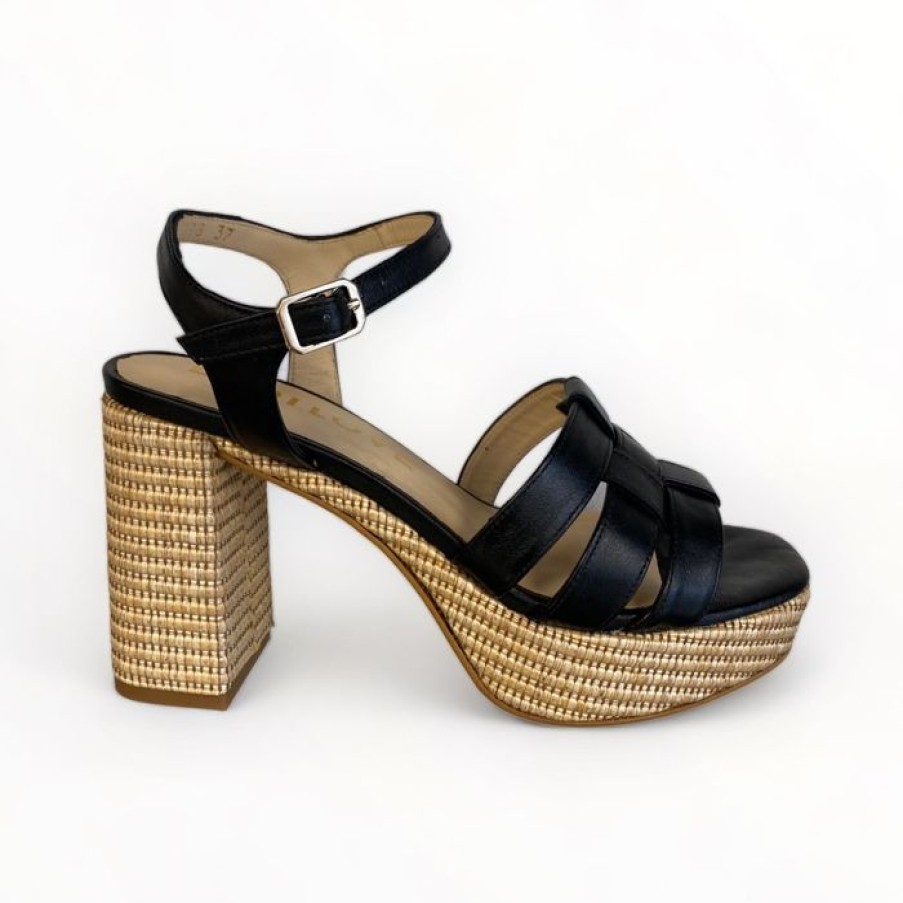 LODI Lodi Black Platform Sandal | High Heels