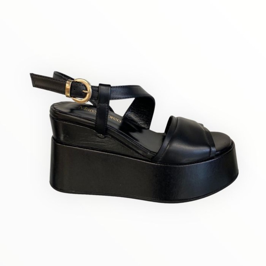 Marco Moreo Marco Moreo Black Platform Sandal | Sandals