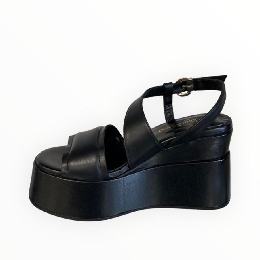 Marco Moreo Marco Moreo Black Platform Sandal | Sandals