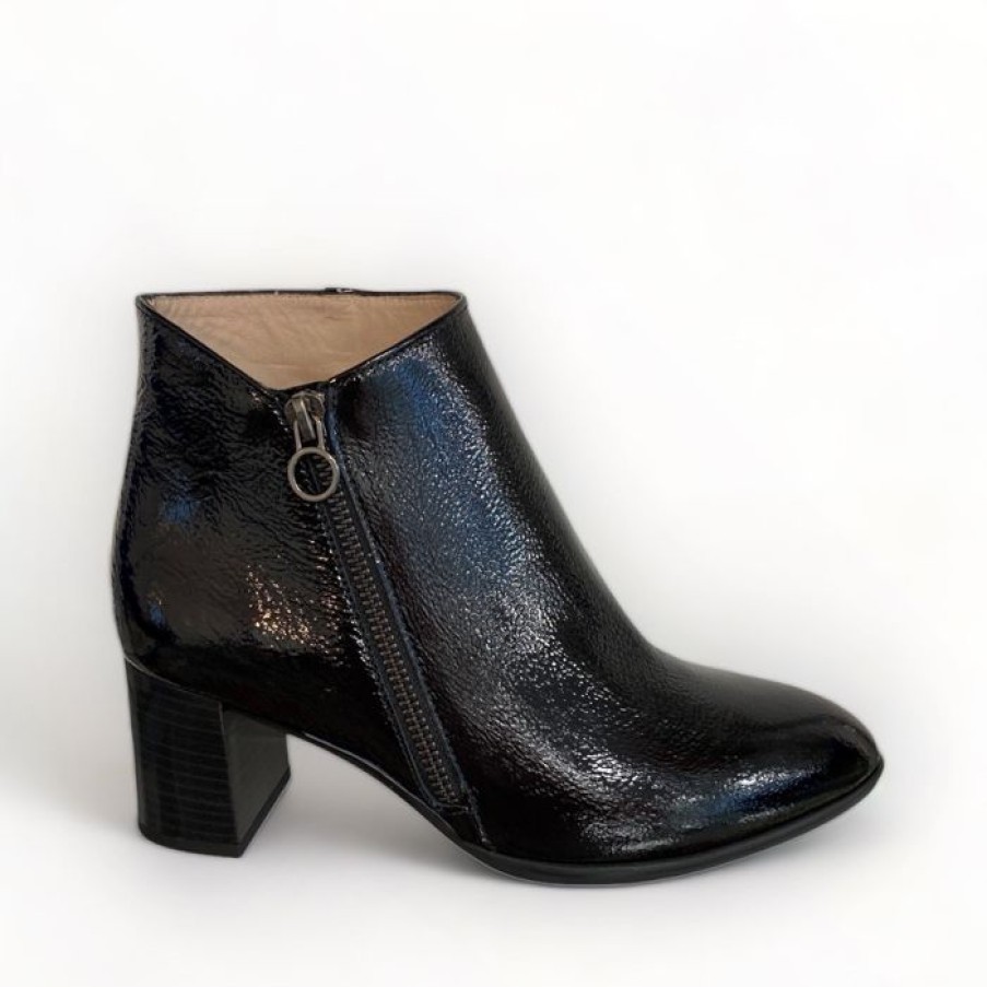 Hispanitas Hispanitas Selena Black Patent Ankle Boot | Ankle Boots