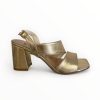 REPO Repo Gold Sandal | High Heels