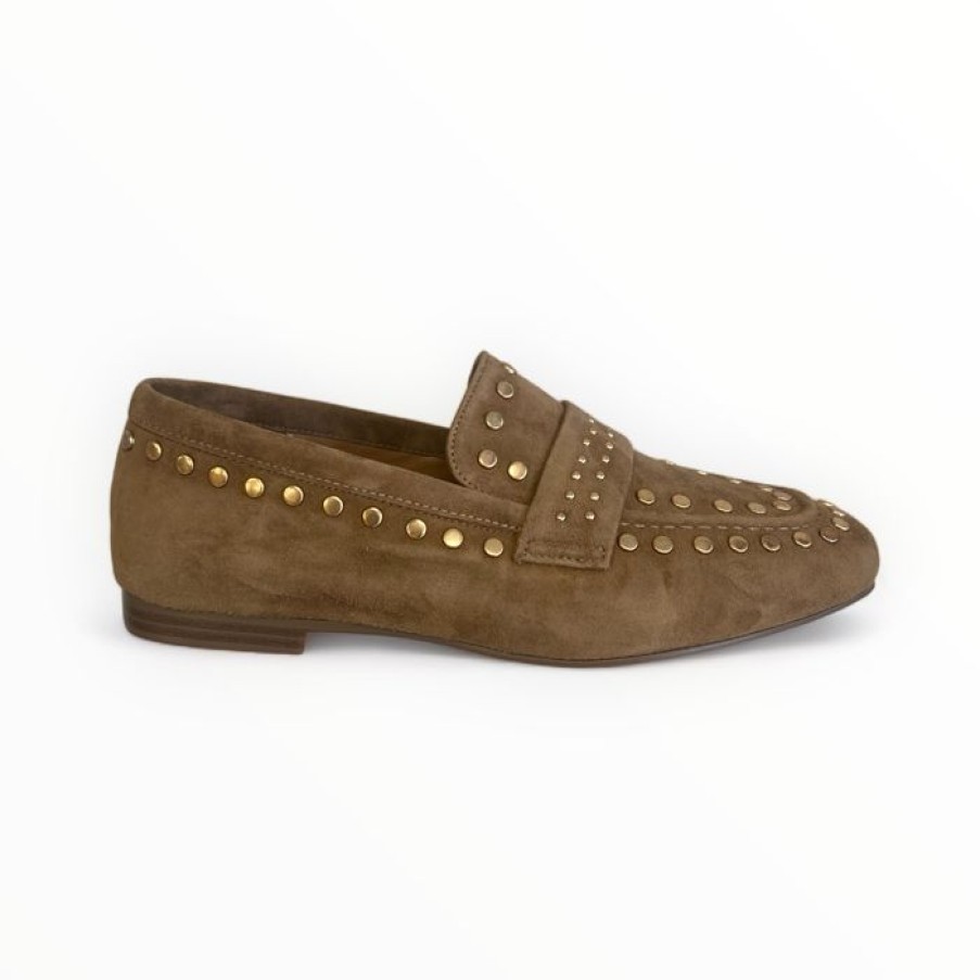 LODI Lodi Camel Suede Loafer | Flats