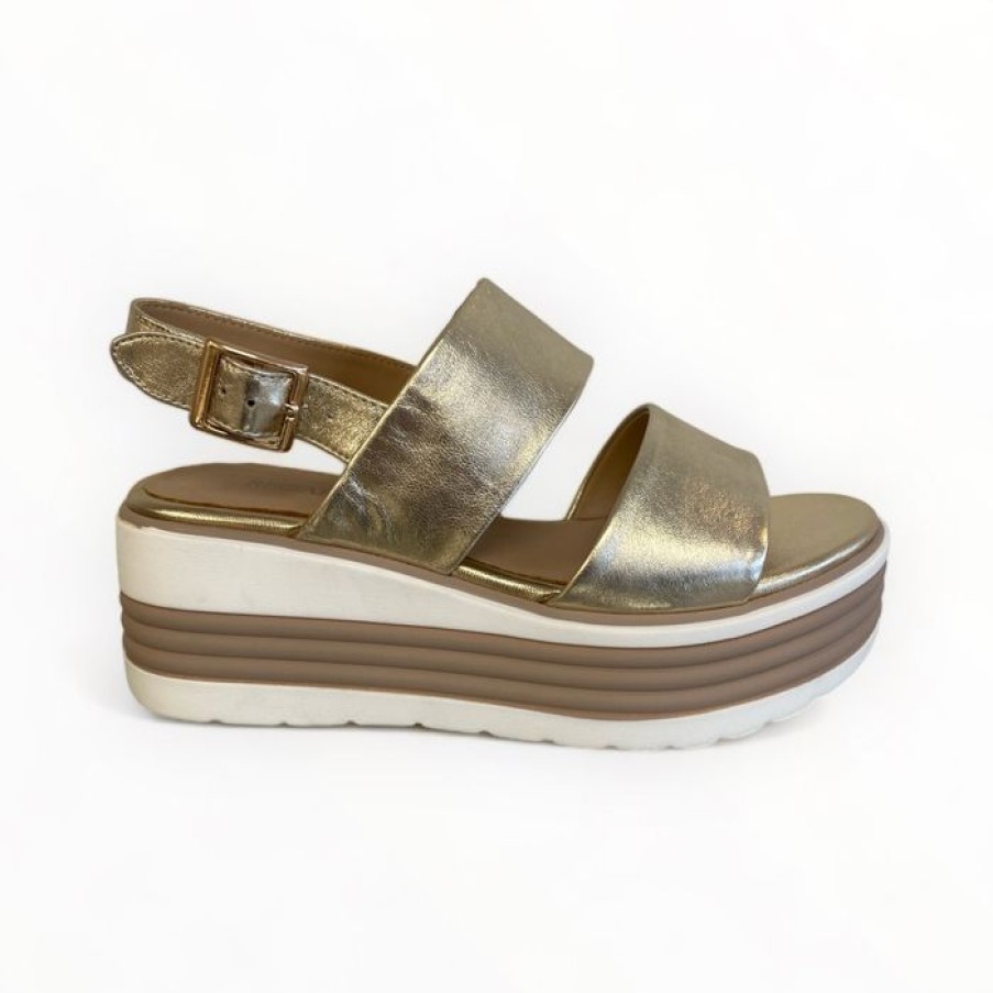 Regarde Le Ciel Regarde Le Ciel Sheyla Sirio Platino Sandal | Sandals