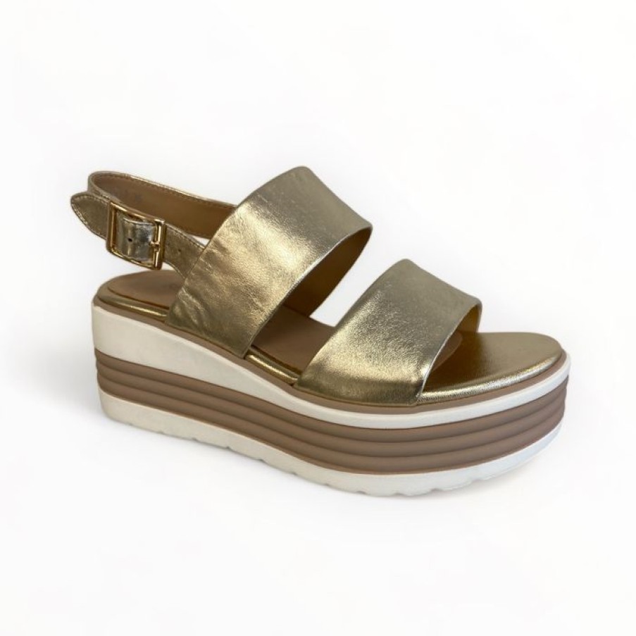 Regarde Le Ciel Regarde Le Ciel Sheyla Sirio Platino Sandal | Sandals