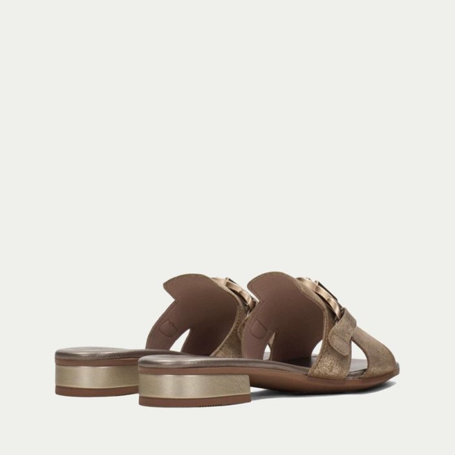 Hispanitas Hispanitas Lena Moonlight Platino Slider | Sandals