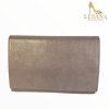 Marian Marian Suede Rosa Clutch Bag | Handbags