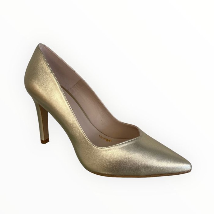 LODI Lodi Rabot Gold Shoe | High Heels