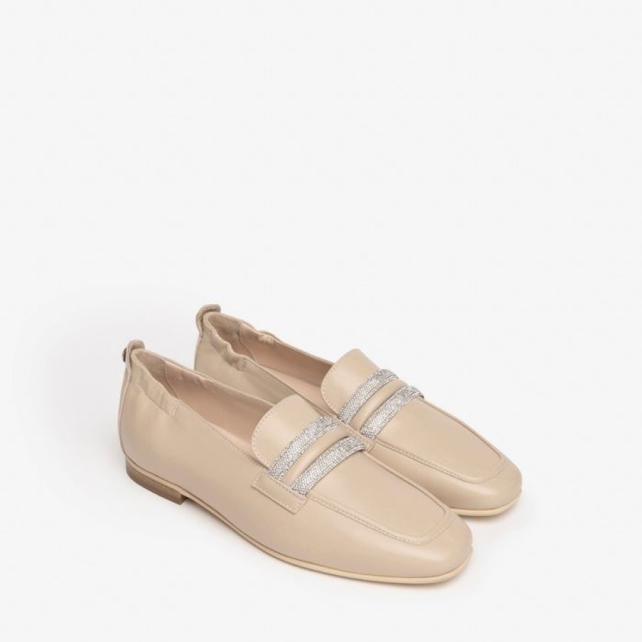 NeroGiardini Nerogiardini Beige Loafers | Flats