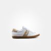 Paul Green Paul Green White & Nude Retro Trainer | Trainers