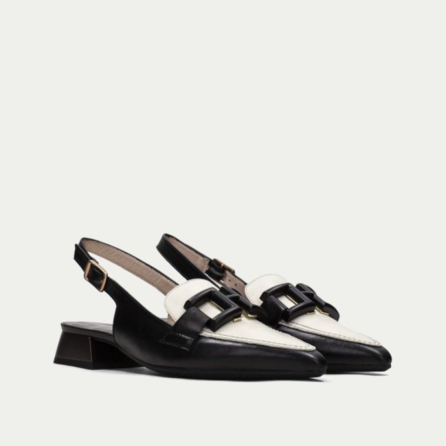 Hispanitas Hispanitas Dali Soho Black Slingback | Flats