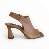 Marian Marian Nude Leather Sandal | High Heels